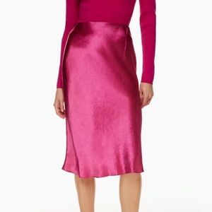 Aritzia Babaton Slip Midi Skirt